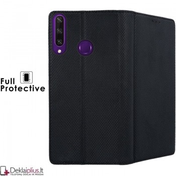 Telone smart magnet serijos atverčiamas dėklas - juodas (Huawei Y6P) Telone smart magnet serijos atverčiamas dėklas - juodas (Huawei Y6P)